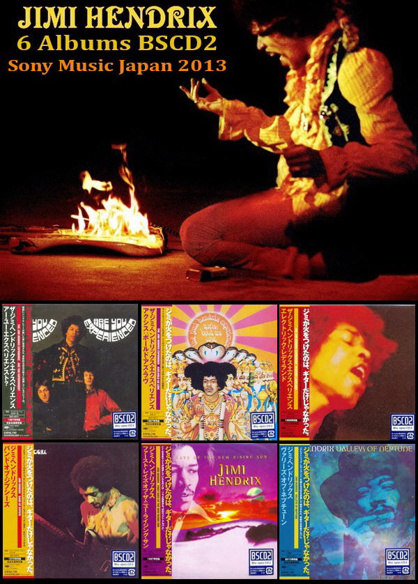 The Jimi Hendrix Experience / Jimi Hendrix - 6 Albums Mini LP Blu-spec CD2 Sony Music Japan 2013
