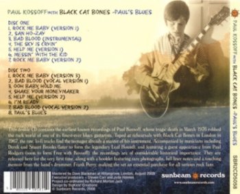 Paul Kossoff With Black Cat Bones - Paul's Blues 2CD (2008)