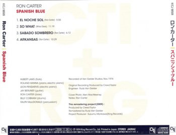 Ron Carter - Spanish Blue 1974 (CTI Rec./Japan SHM-CD) 