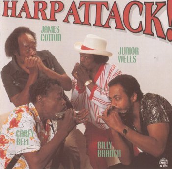 Junior Wells, James Cotton, Carey Bell, Billy Branch - Harp Attack!-(1990)