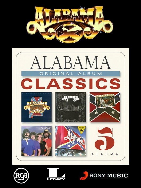 Alabama: Original Album Classics - 5CD Box Set Sony Music Entertainment 2013