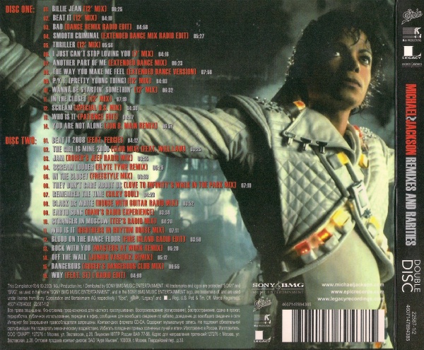 Michael Jackson - Remixes And Rarities (2CD 2009)