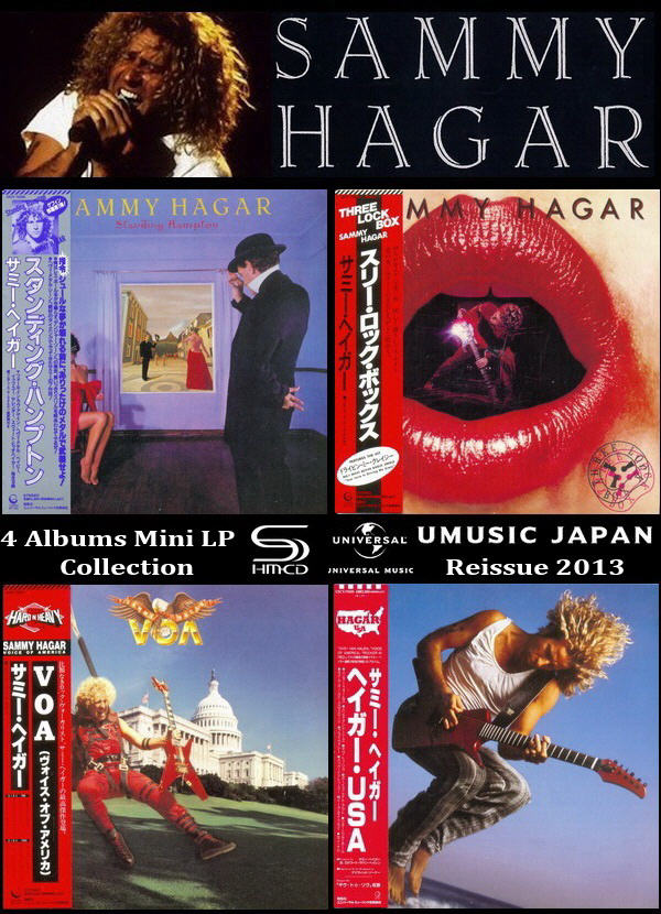 Sammy Hagar: 4 Albums Mini LP SHM-CD Collection - Universal Music Japan 2013