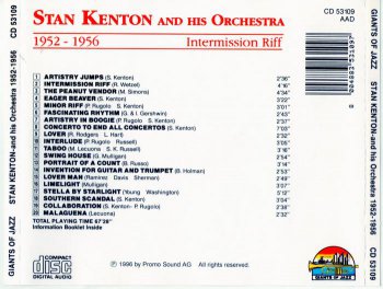 Stan Kenton And His Orchestra - Intermission Riff: 1952-1956 (1996)