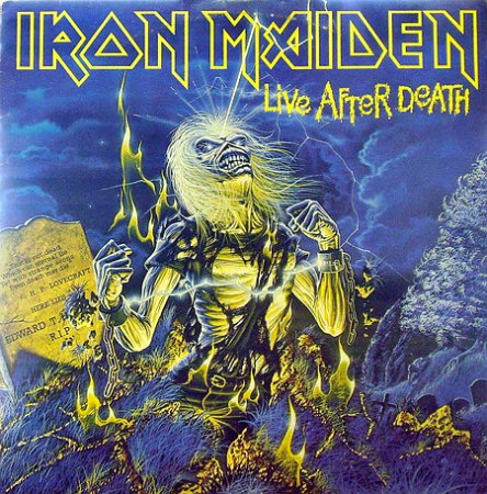 IRON MAIDEN - Live After Death (1985), vinyl-rip
