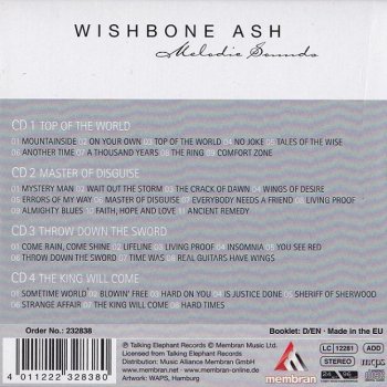 Wishbone Ash - Melodic Sounds [4CD BoxSet] (2009)