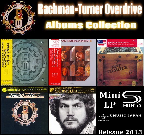 Bachman-Turner Overdrive: 5 Albums Mini LP SHM-CD - Universal Music Japan 2013