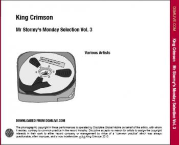 King Crimson - Mr Stormy's Monday Selection Vol.3 2CD (Digital Album 2010)