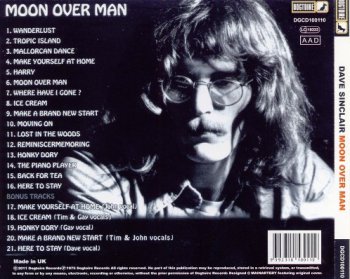 Dave Sinclair - Moon Over Man 1977 (Dogtoire 2011)