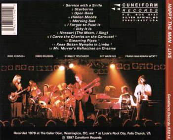 Happy The Man - Live 1978 (Cuneiform 1997) 