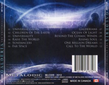 Galderia - The Universality (2012)