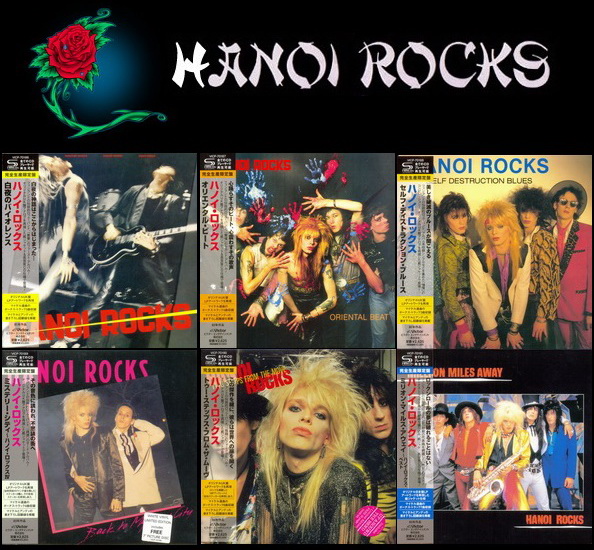 Hanoi Rocks: 6 Albums - Victor Entertainment Japan Mini LP SHM-CD 2013
