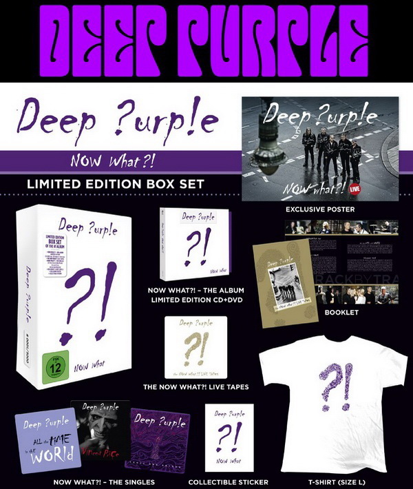 Deep Purple: Now What?! - 5CD + DVD Box Set Ear Music 2013