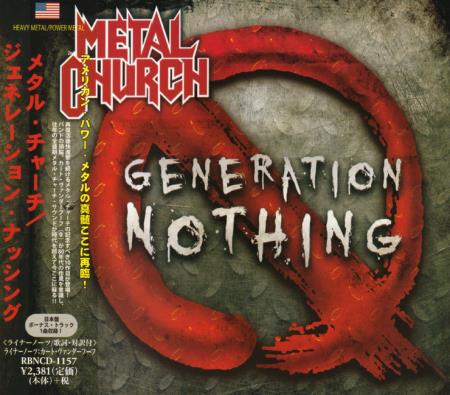 Metal Church - Generation Nothing [Japanese Edition] (2013) [2014]