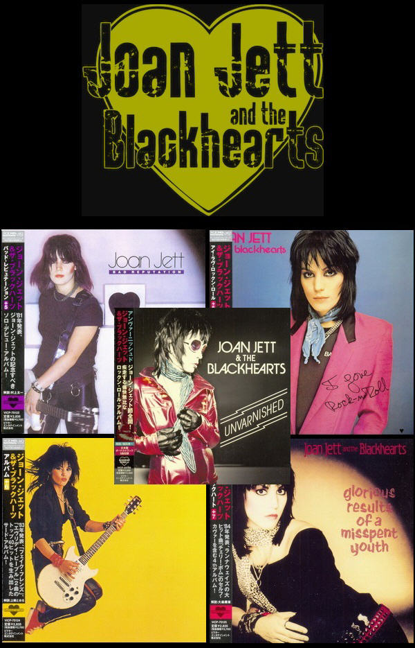 Joan Jett & The Blackhearts - 4 Albums Mini LP HQCD + 1 Album Mini LP CD / Victor Entertainment Japan 2013