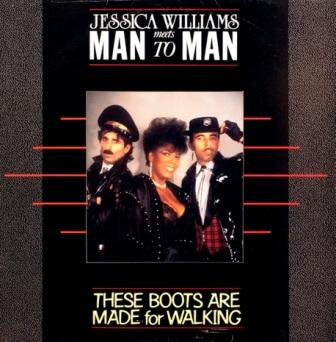 Jessica Williams Meets Man 2 Man - These Boots Are Made For Walking (Vinyl,12'') 1987