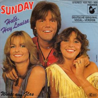 Sunday - Hal&#233;, Hey Louise (Vinyl, 7'') 1981