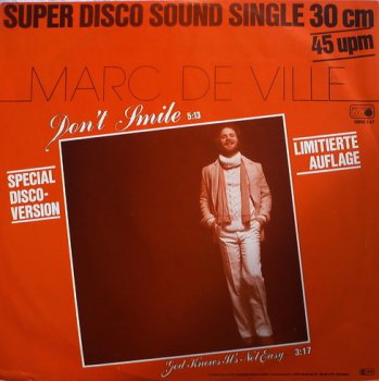 Marc De Ville - Don't Smile (Vinyl, 12'') 1979