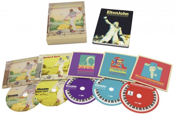 Elton John: 1973 Goodbye Yellow Brick Road - 4CD + DVD Box / Blu-ray Audio / Mini LP PT-SHM 2013/2014