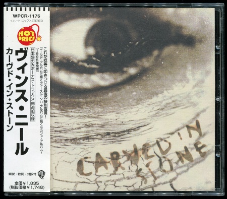 VINCE NEIL: Carved In Stone (1995) (1997, Warner Bros., WPCR-1176, Japan)