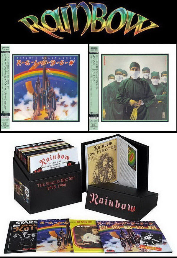 Rainbow: 2 Mini LP Platinum SHM-CD &#9679; 19CD Singles Box Set 1975-1986