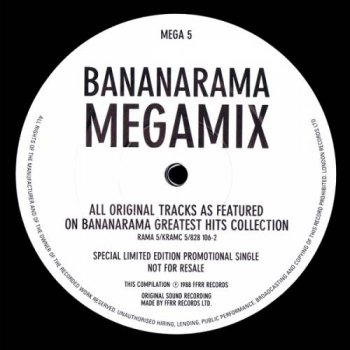 Bananarama - Bananarama Megamix (Vinyl, 12'') 1988