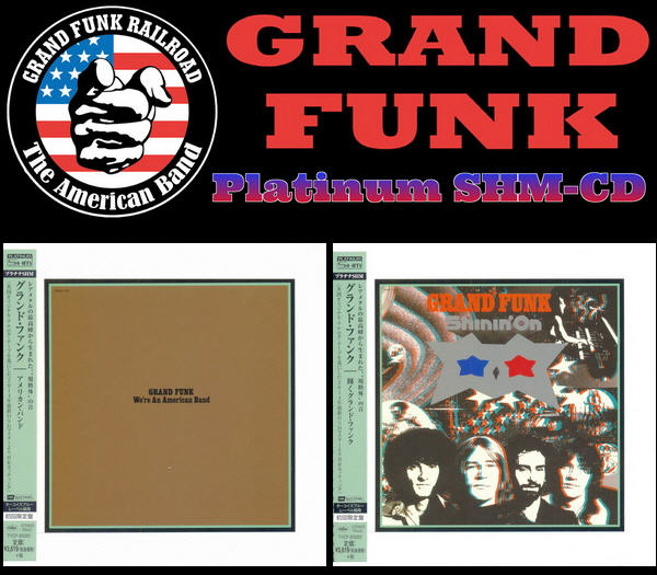 Grand Funk: 2 Albums - Mini LP Platinum SHM-CD Capitol Records Japan 2014