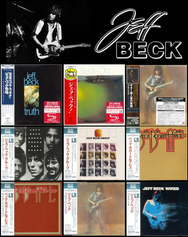 Jeff Beck: Albums Collection - Mini LP SHM-CD &#9679; Blu-spec CD2 &#9679; 7" Mini LP Hybrid SACD