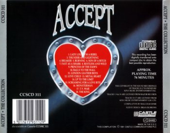 Accept - The Collection: The Collector Series (1991)