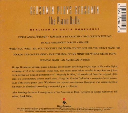 Gershwin Plays Gershwin - The Piano Rolls (1993)