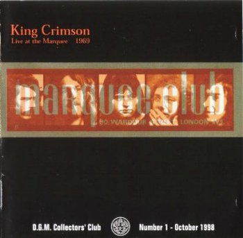King Crimson - Live At The Marquee 1969 (Bootleg/D.G.M. Collector's Club 1998)