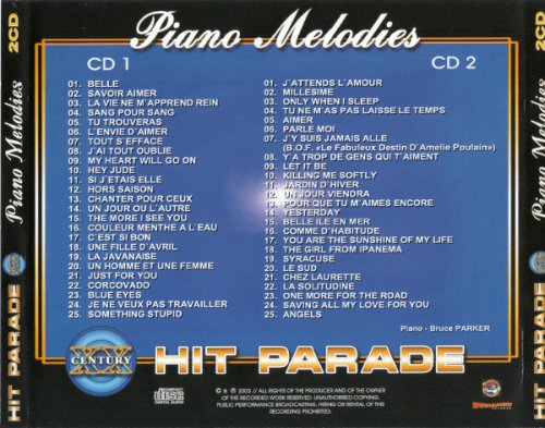 Bruce Parker - Hit Parade XX Century Piano Melodies (2CD 2003)
