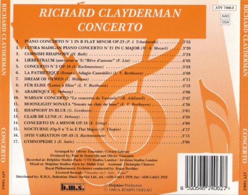 Richard Clayderman - Concerto With The Royal Philharmonic Orchestra