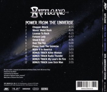 Battleaxe - Power From The Universe (1984) [2014]