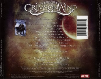 Crimson Wind - The Wings Of Salvation [Limited + Japanese Edition] (2011)