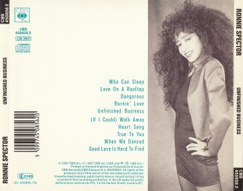 Ronnie Spector - Unfinished Business (1987)