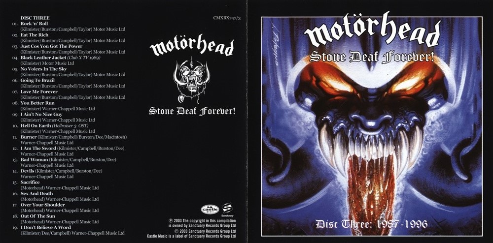 Motorhead - Stone Deaf Forever! [5CD Box] (2003)
