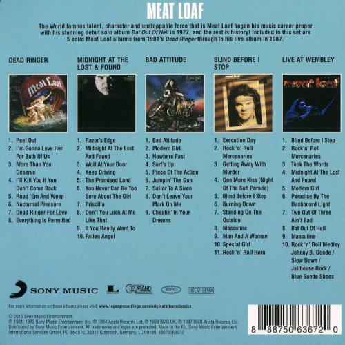 Meat Loaf - Original Album Classics [5CD] (2015)
