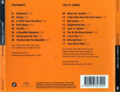 Milt Jackson - Statements & Jazz 'n' Samba (2011)