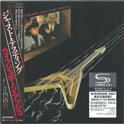 Wishbone Ash - "Just Testing" - 1980 (Japan, UICY-94495)