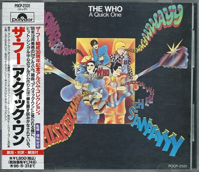 The Who - "A Quick One" - 1966 (Japan, POCP - 2331)