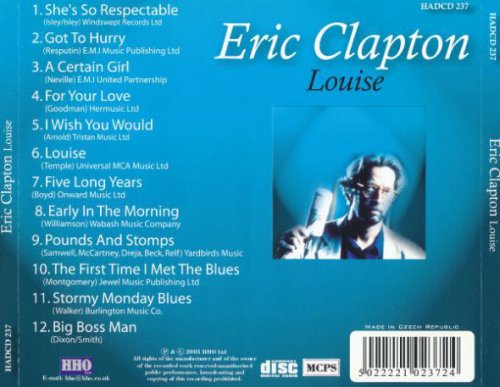 Eric Clapton - Louise (2003)