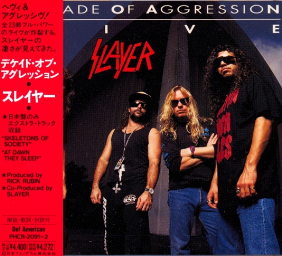 Slayer - Decade Of Aggression (1991) [2CD, Japanese Edition]