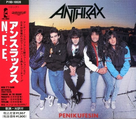 Anthrax - Penikufesin EP (1989) [Japanese Edition]