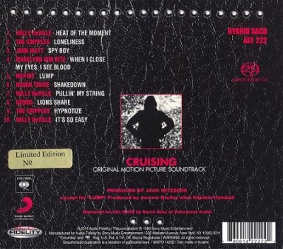 VA - Cruising: Original Motion Picture Soundtrack (1980) [2015 Audio Fidelity]