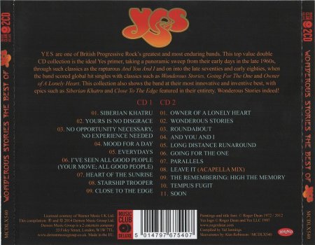 Yes - Wonderous Stories: The Best Of (2014)