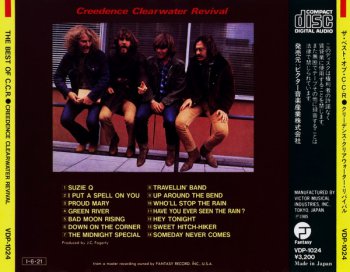 Creedence Clearwater Revival - The Best Of C.C.R (1985) (Japan)