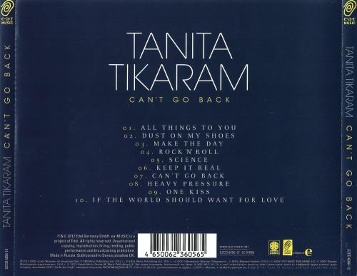 Tanita Tikaram - Can't Go Back (2012)