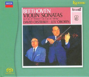 David Oistrakh, Lev Oborin - Beethoven: Violin Sonatas Nos. 5 & 9 (1962) [2015 SACD + HDtracks]