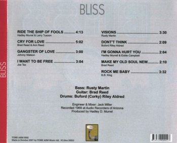 Bliss - Bliss (1969) [Reissue 2007] 